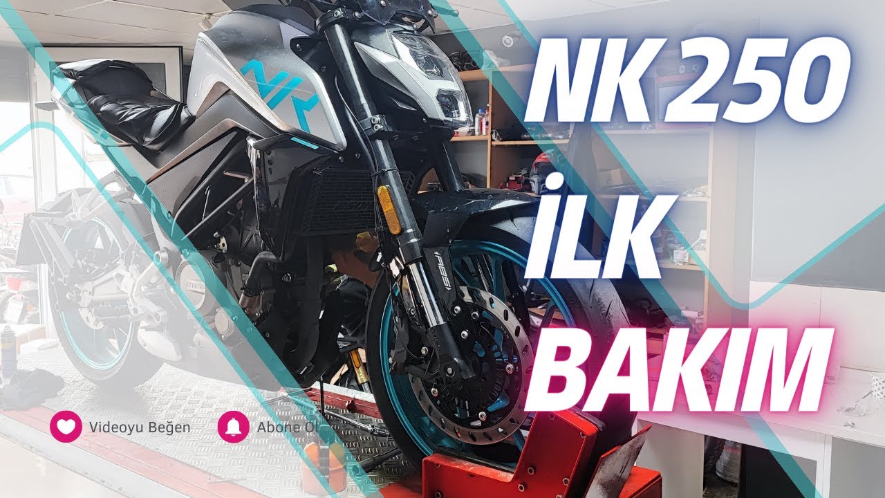NK 250 İLK BAKIMINI YAPTIRDIM / 300 KM BAKIMI NASIL YAPILIR ? / CF MOTO YAĞ DEĞİŞİMİ 💯💥😄