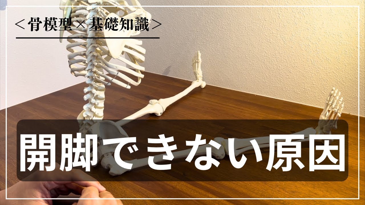 【もも裏が張る】開脚をするにはどんな動きが必要？