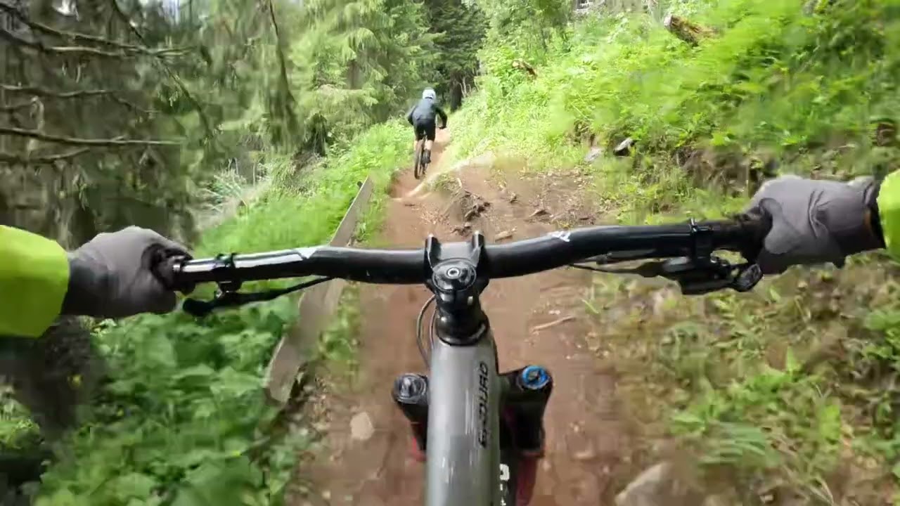 Shimano övre delen och wingman Åre bikepark 2024-07-03