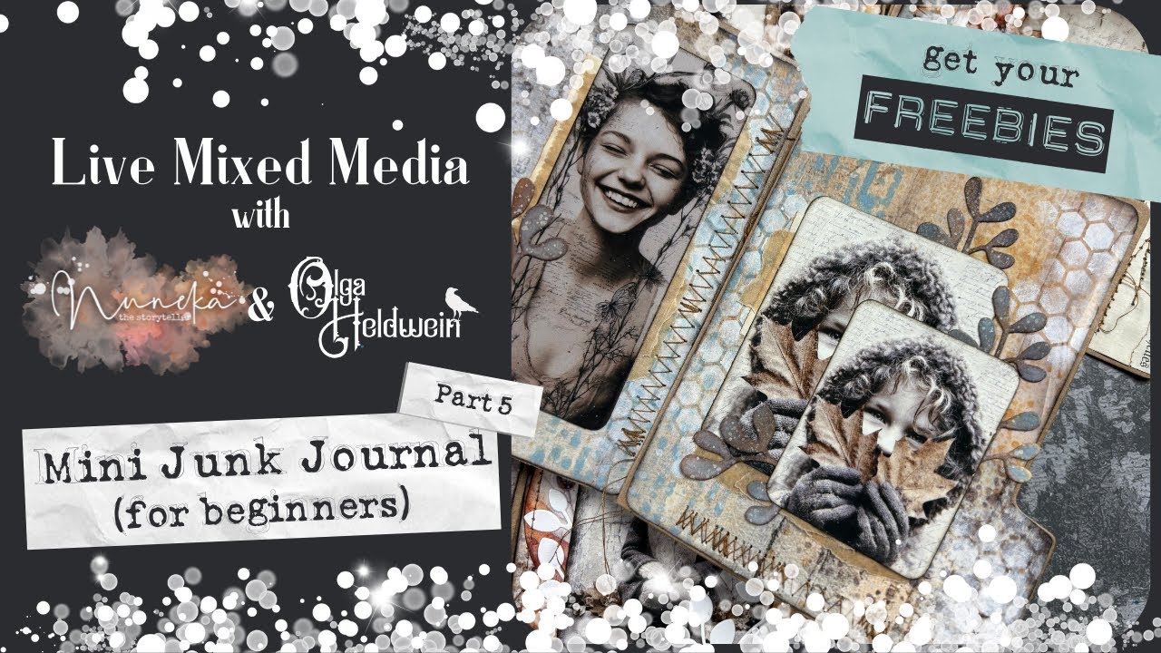 Mini Junk Journal (for beginners) with Nuneka & Olga - Part 5