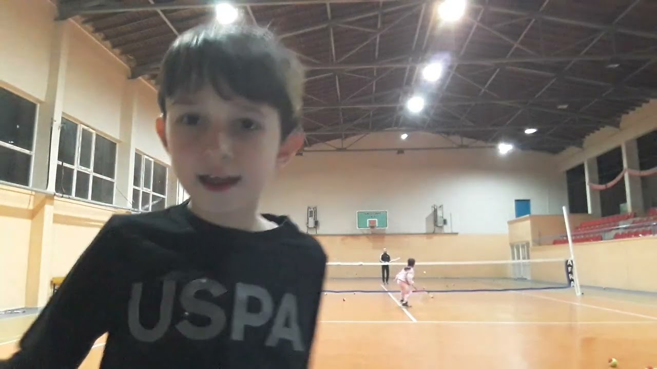 Tenis dersi ve arkadaşlarım