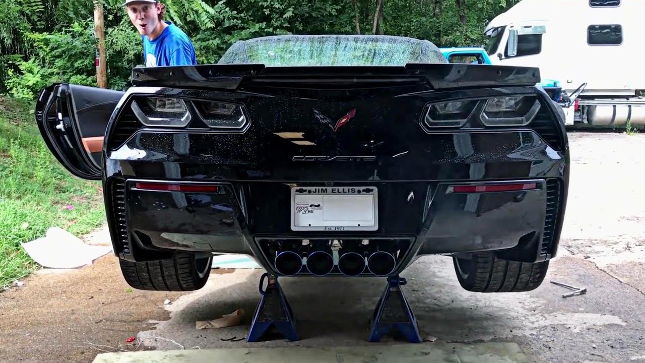 Goonzquad 2017 Corvette C7 Z06 w/ ARMYTRIX X-Pipe Valvetronic Exhaust - Loud Revs & Accelerations!