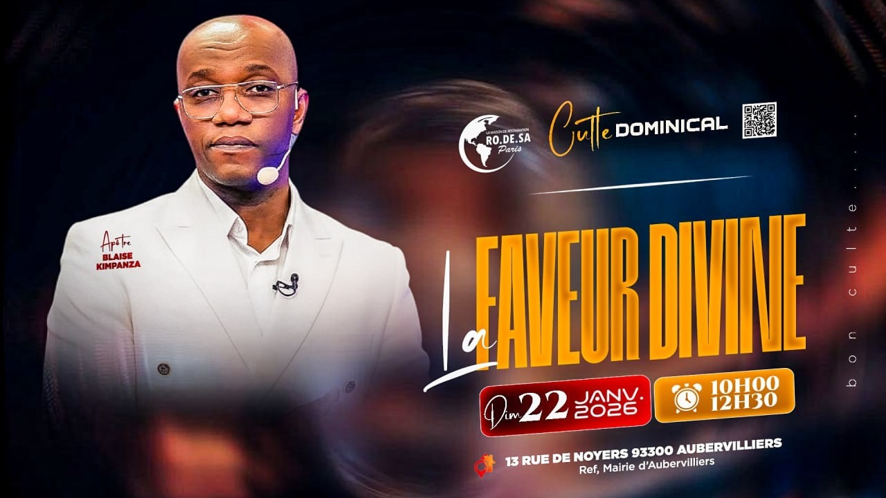 Culte du 22/02/26 // Thème : La Faveur Divine avec l'Apôtre Blaise KIMPANZA