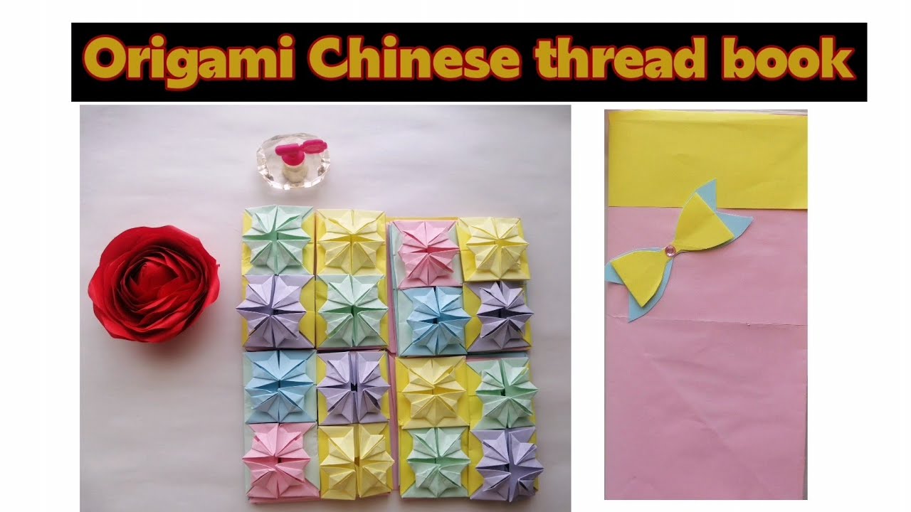 Origami Chinese Thread Book | How to Make Origami Chinese Thread Book | Origami Mysterious Wallet