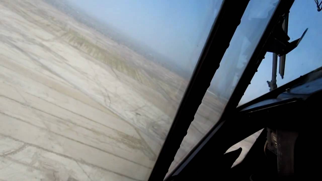 C-130 assault landing in Iraq