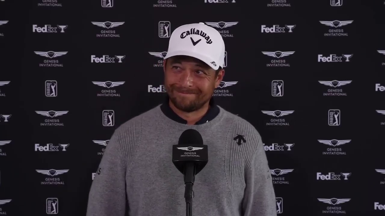 “Damp.” Xander Schauffele’s PERFECT One-Word Breakdown of Riviera (Genesis R2)