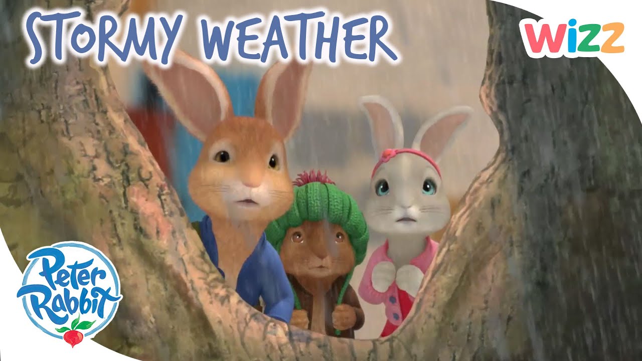 @OfficialPeterRabbit - Stormy Weather ⛈ ☔️ | #Autumn | @Wizz