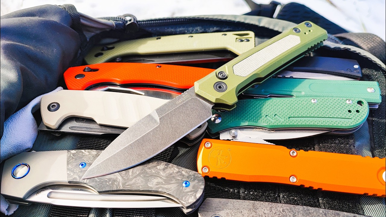 Автомат - ВЕЩЬ! Складной нож Kershaw Launch 22 #unboxing #fishing #hunting #edc #tacticaledc #knife
