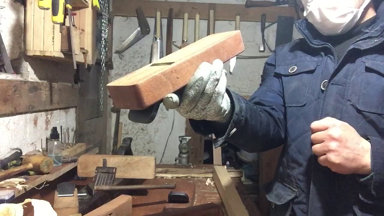 Japon Tip Ahşap Rende El Uçağı Kanna Plane Test