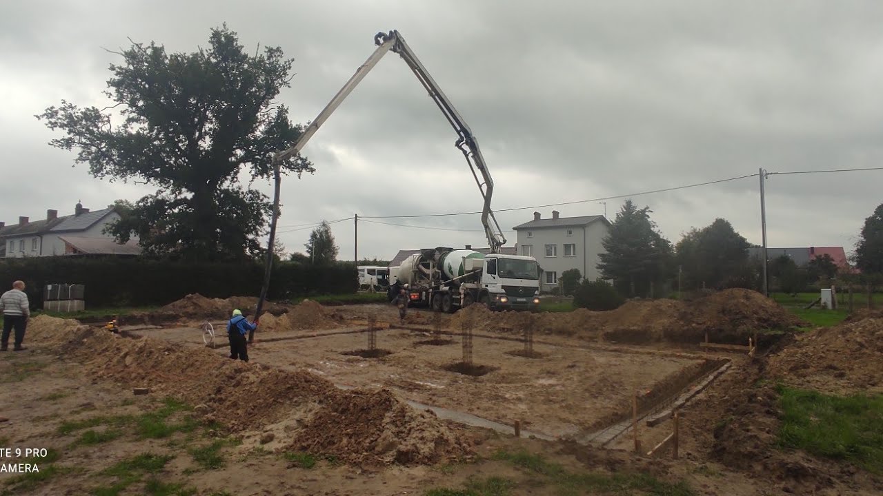 Ławy fundamentowe zalane-Budowa domu*12