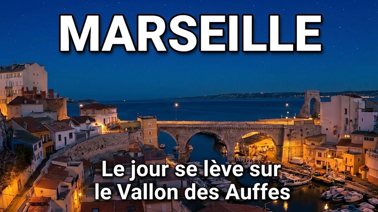 MARSEILLE 🇫🇷 Le jour se lève sur le vallon des Auffes ...