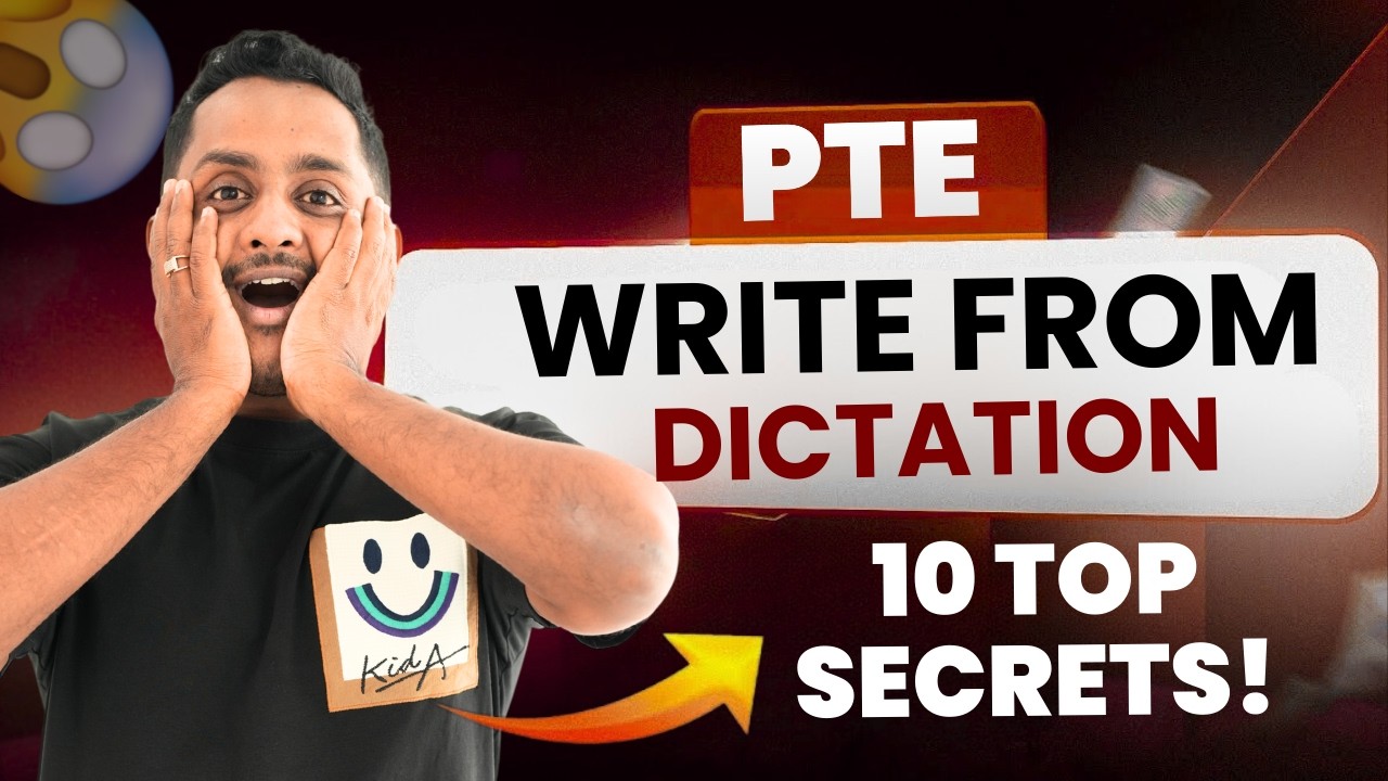 PTE Write From Dictation Masterclass | 10 Score-Boosting Secrets!