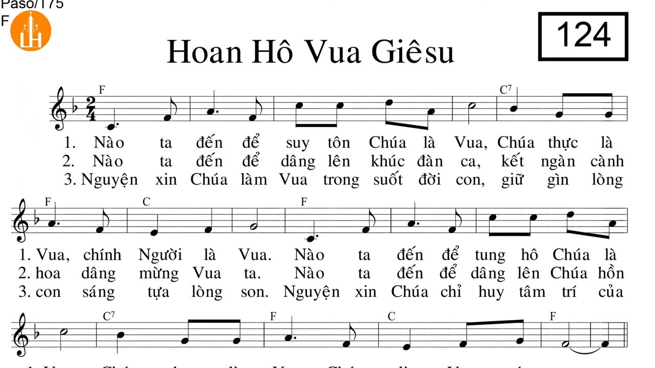 Hoan hô Vua Giêsu (PDF) - Lễ Chúa Kitô vua - Nào ta đến để suy tôn Chúa là vua