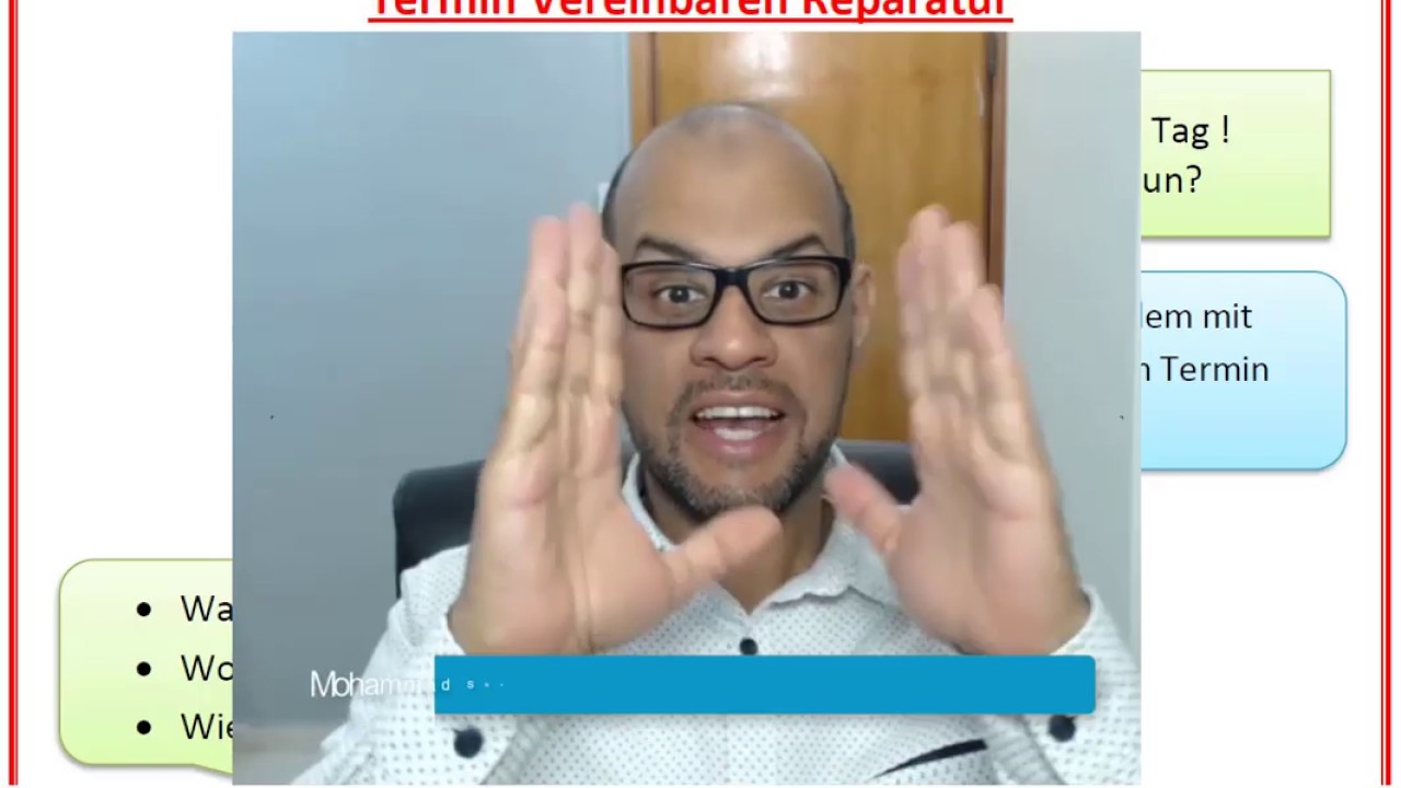 141. Termin für Reparatur vereinbaren  A1 A2