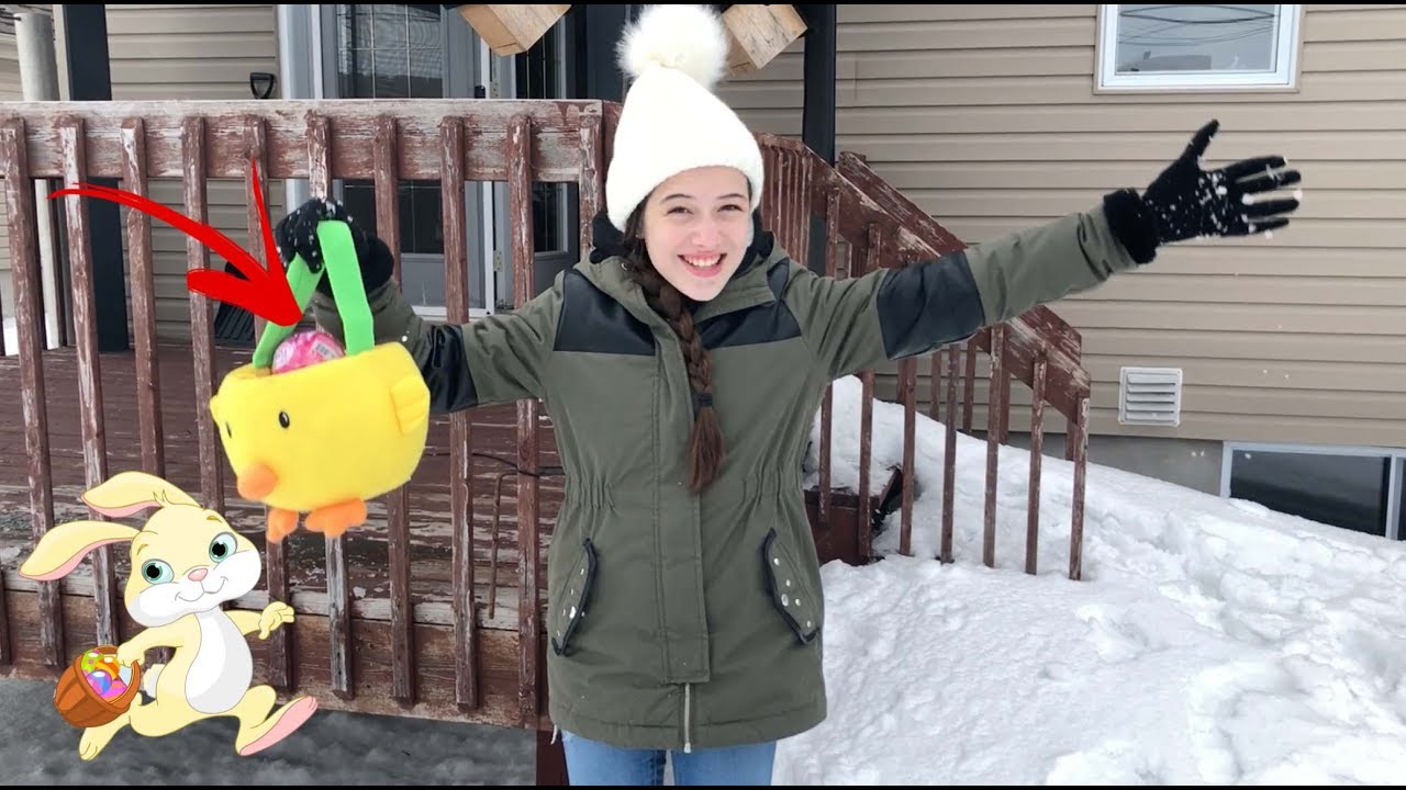 CAÇA AOS OVOS DE PÁSCOA NA NEVE