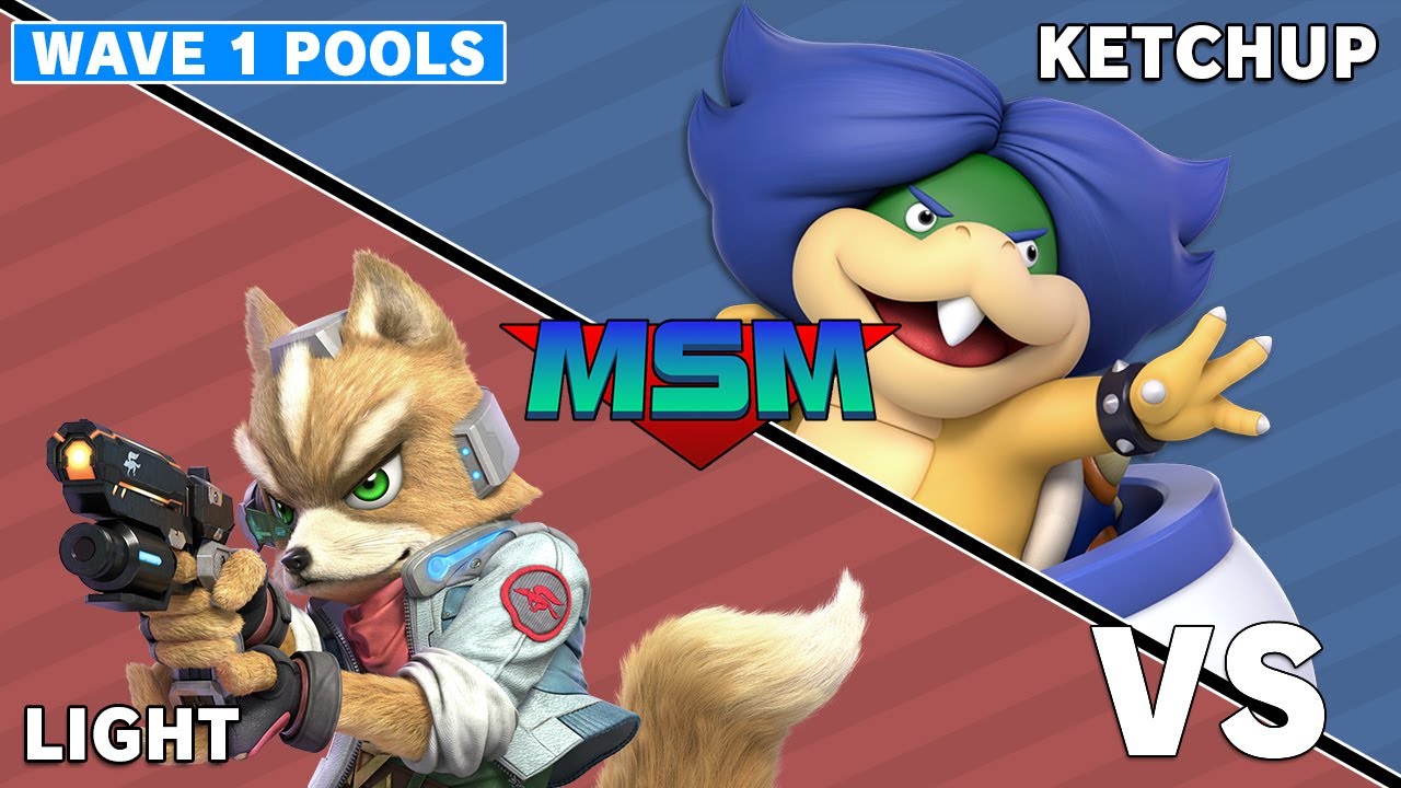 Offline MSM 240 - Light (Fox) VS THC | Ketchup (Bowser Jr.) Wave 1 Pools