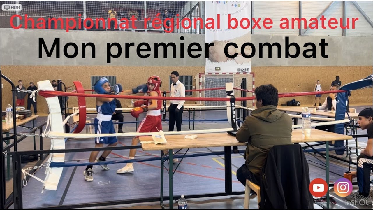 MON PREMIER COMBAT EN BOXE ANGLAISE AMATEUR AU CHAMPIONNAT RÉGIONAL 🥶🥶🥶
