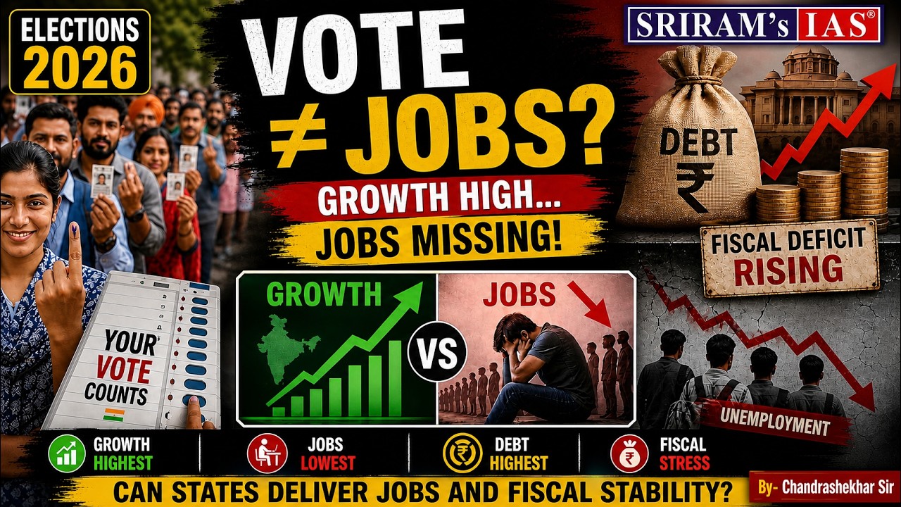 Why Governments Win or Lose ? | Jobs, GDP & Debt Analysis (Assam, Kerala, TN, WB)