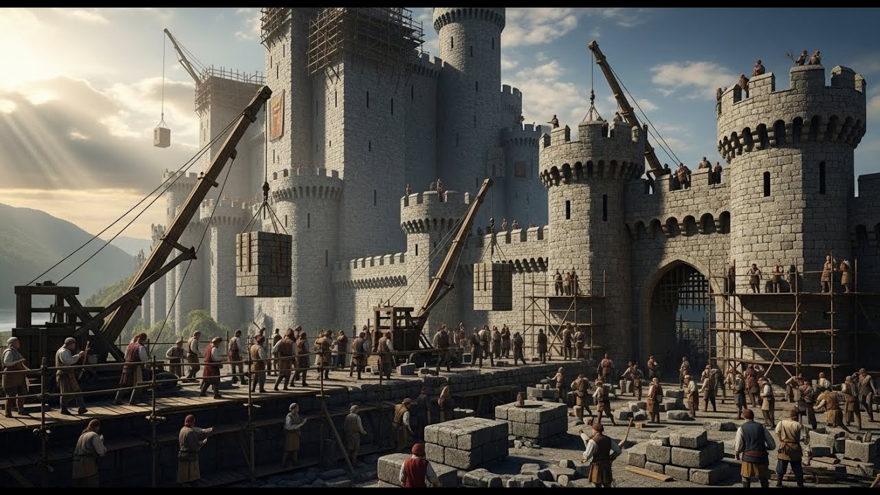 Want to Build a Medieval Castle? Watch This Mega Construction