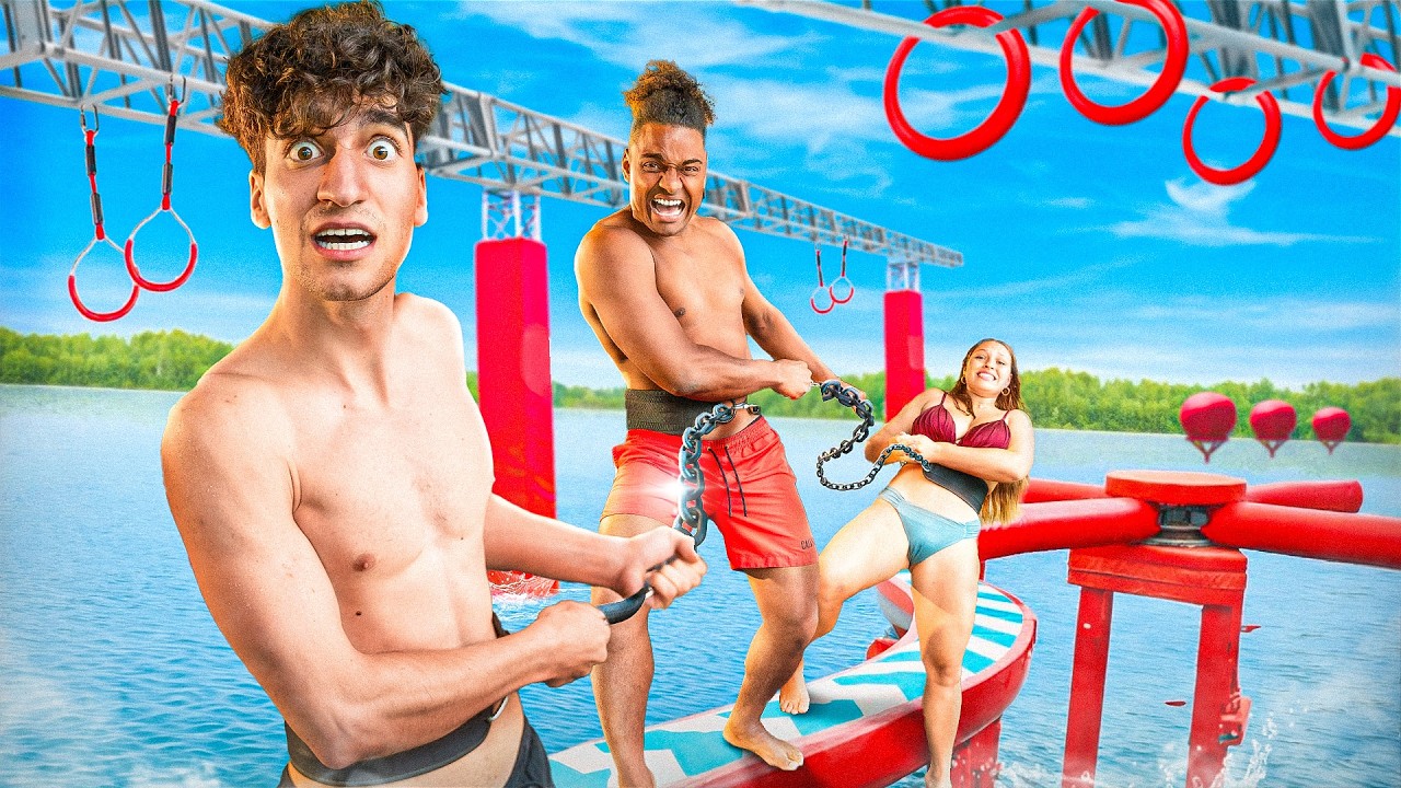 EXTREME CHAINED TOGETHER in REAL LIFE 😨 (ft. Rick, Fabi & Lucy)