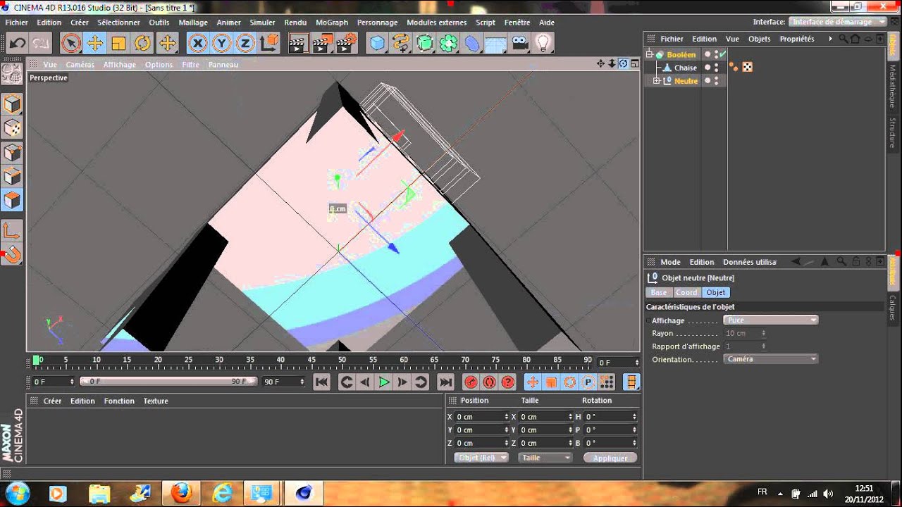 Tuto Cinéma 4D - bases de la modélisation [FR]