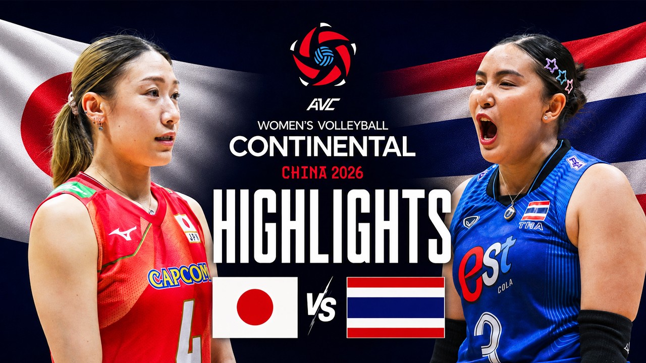 Japan 🇯🇵 vs Thailand 🇹🇭 | Semi Finals Highlights | AVC Women's Continental Championship 2026