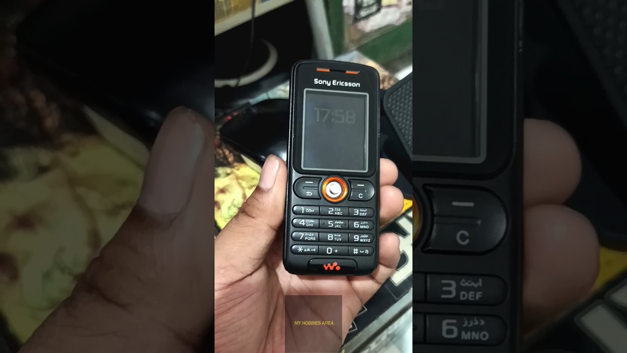Sony Ericsson W200 (Black) || Features Phone 2007