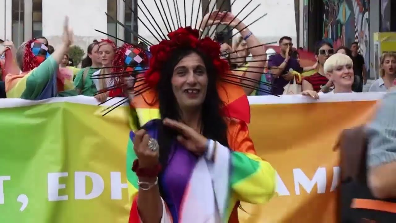 Calls for greater acceptance at gay pride parade in Kosovo