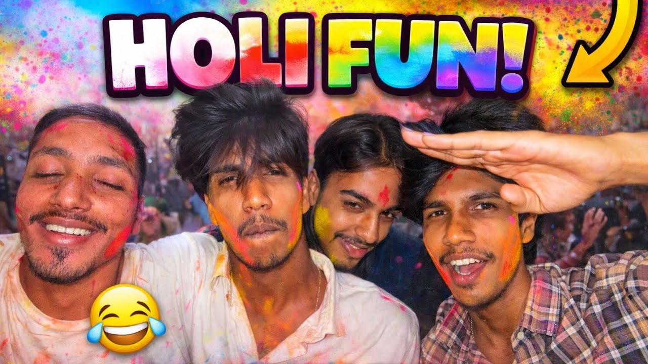 Holi par kya kya hua | funny holi vlog 🤣🫟 #vlog 