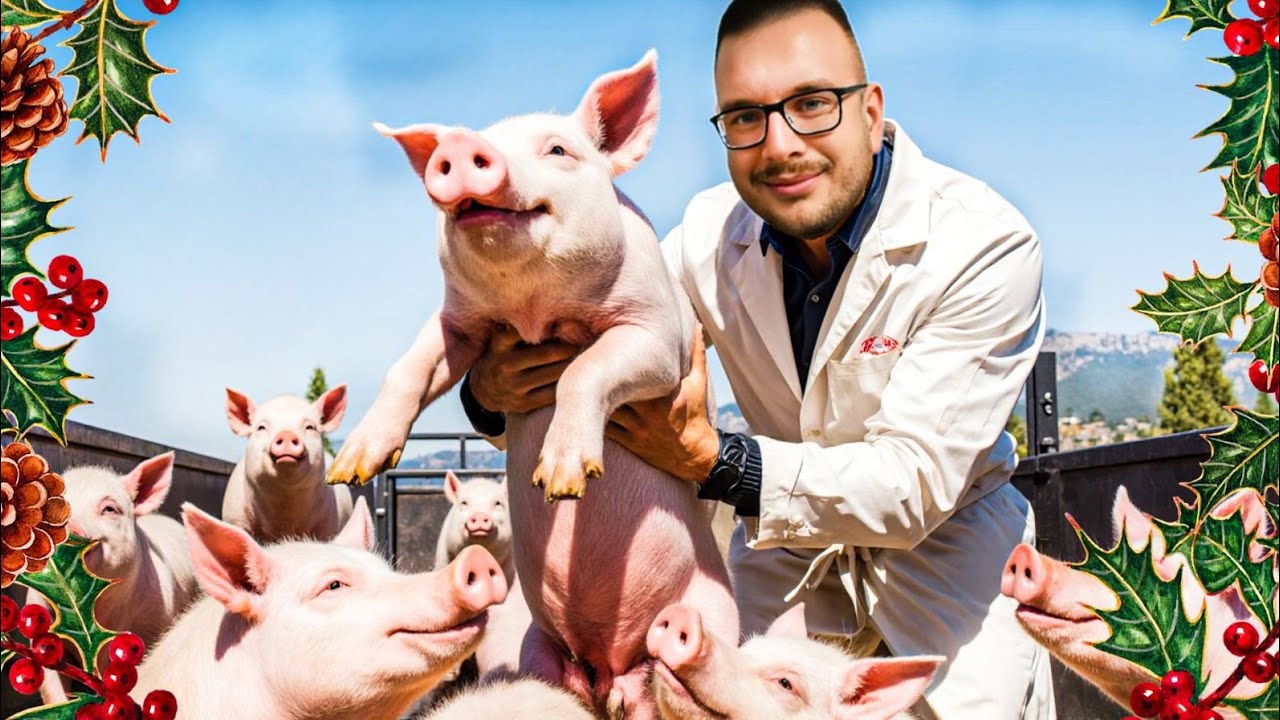 SEOSKI VLOGMAS #22 - OPRASILA NAM SE KRMAČA I &Scaron;OKIRALA NAS BROJEM PRASIĆA! 🐷☃️❄️