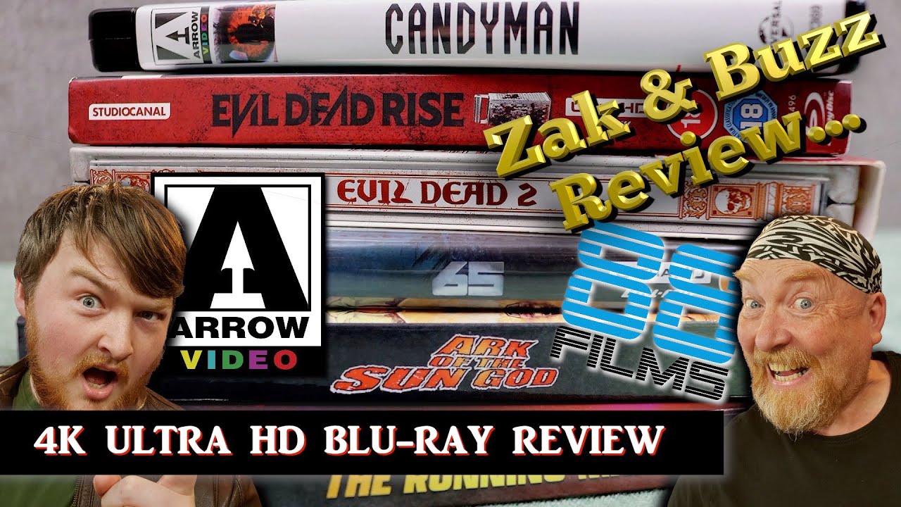 4K Ultra HD Blu-Ray Review - EVIL DEAD 2, ARROW VIDEO & 88 Films Blu-Ray Collection Update!