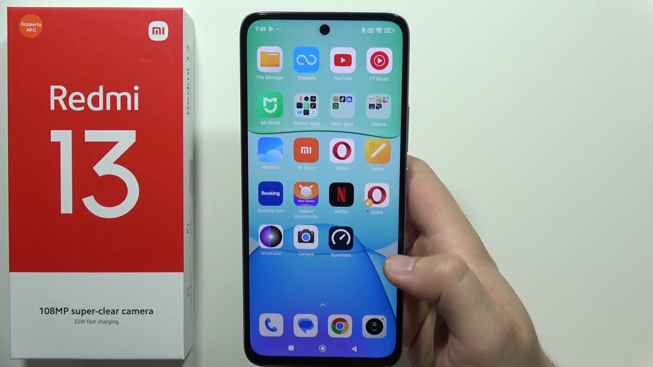 Redmi 13: все настройки экрана блокировки
