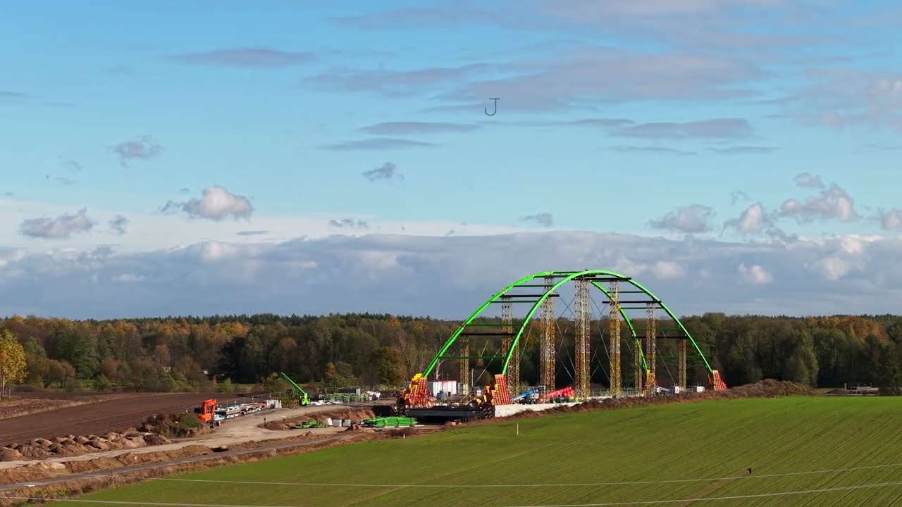 Budowa mostu na i obwodnicy Ciechanowca -jesień 2025r