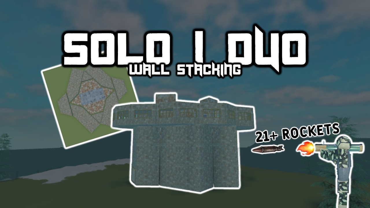 Wall Stacking | EXPANDED 2x1 SOLO/DUO BASE DESIGN | TS V4