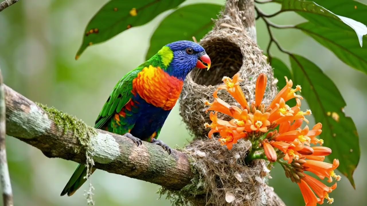 Strangest & Most Beautiful Singing Birds in the World Nature 4K ASMR Video For Relax You & Your Pets