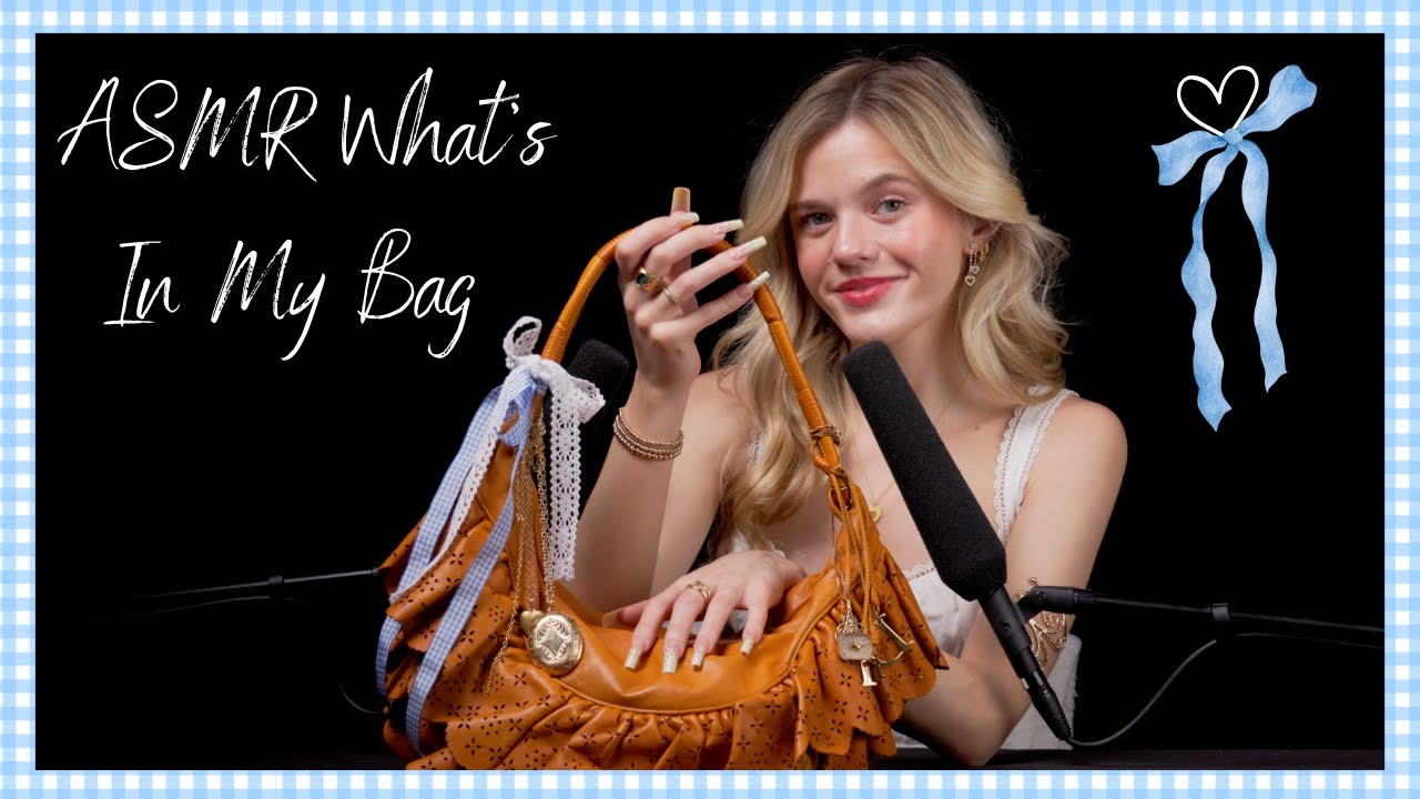 ASMR What's In My Bag 𐙚˙✧˖ Vintage Christian Dior