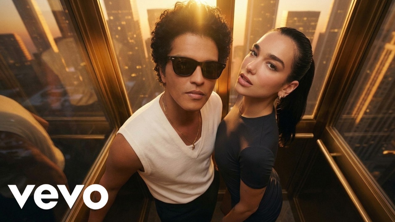 Bruno Mars ft Dua Lipa &ndash; Never Said I Loved You (original lyrics Video)