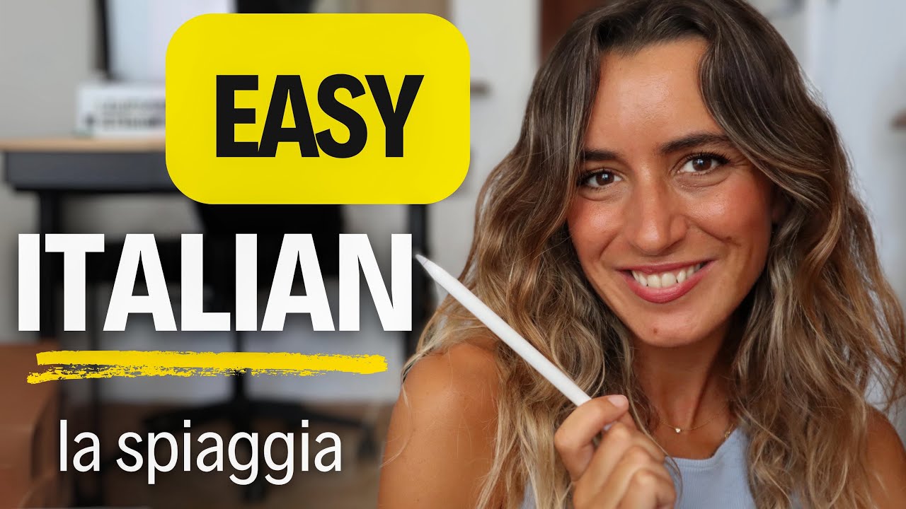 ITALIAN vocabulary GAME - LA SPIAGGIA  (Comprehensible Input)