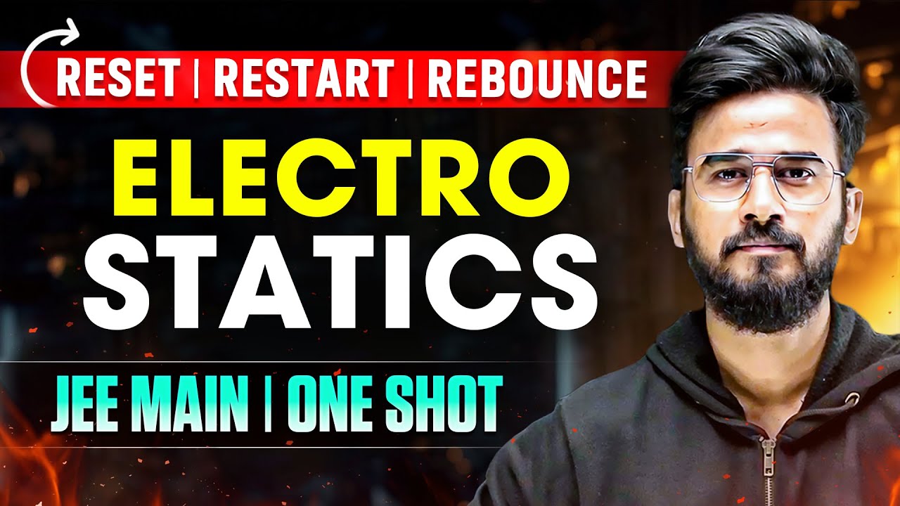 Electrostatics One Shot | Unacademy JEE English | JEE Main & Advanced 2025 | RRR