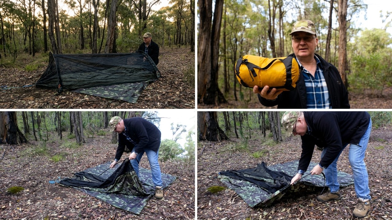DD Frontline XL Hammock Bivvy mode