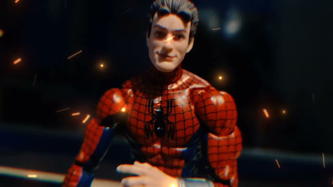 Spiderman vs. Jack o Lantern (stop motion short)