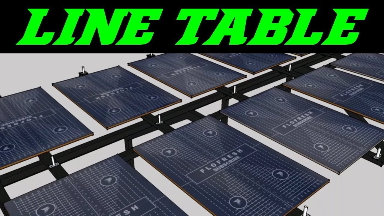 preview Line table screen printing design