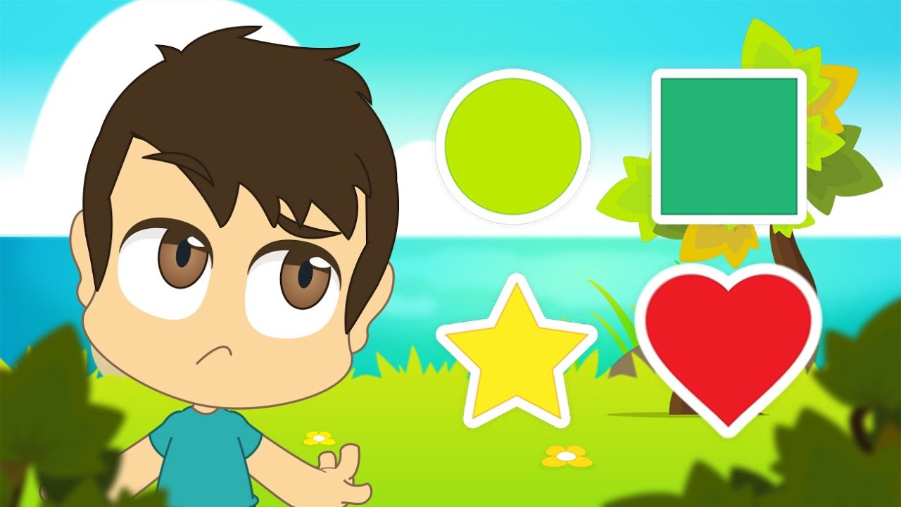 Learn Shapes in Arabic for Kids - تعليم الأشكال للاطفال باللغة العربية