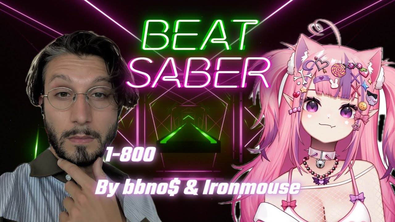[Beat Saber] 1-800 (ft. Ironmouse) - bbno$ | 