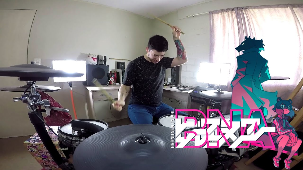 Michiru Kagemori - Ready To (BNA: Brand New Animal OP Full) (Drum Cover)