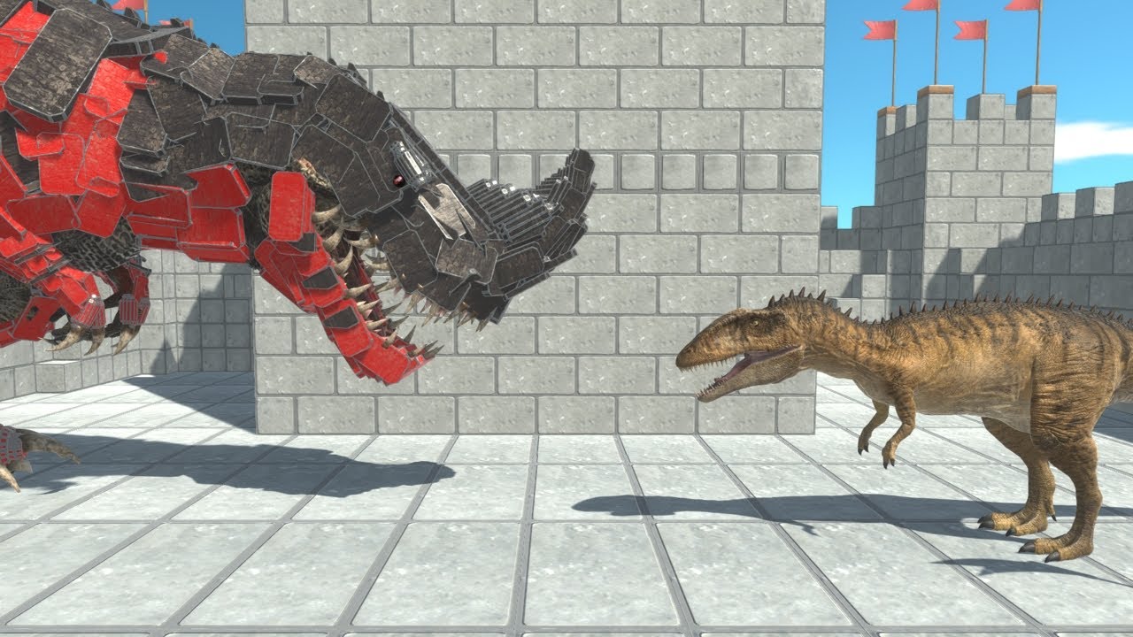 Alpha Horned Tyrannosaurus vs ALL UNITS ARBS Animal Revolt Battle Simulator