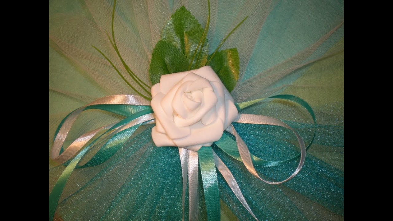 Украшение на двери свадебного автомобиля своими руками.  / DIY Flowers Wedding