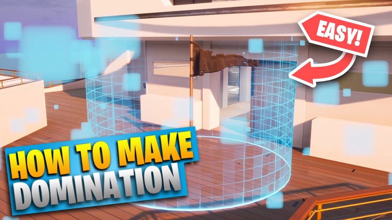 How to make DOMINATION in Fortnite Creative!