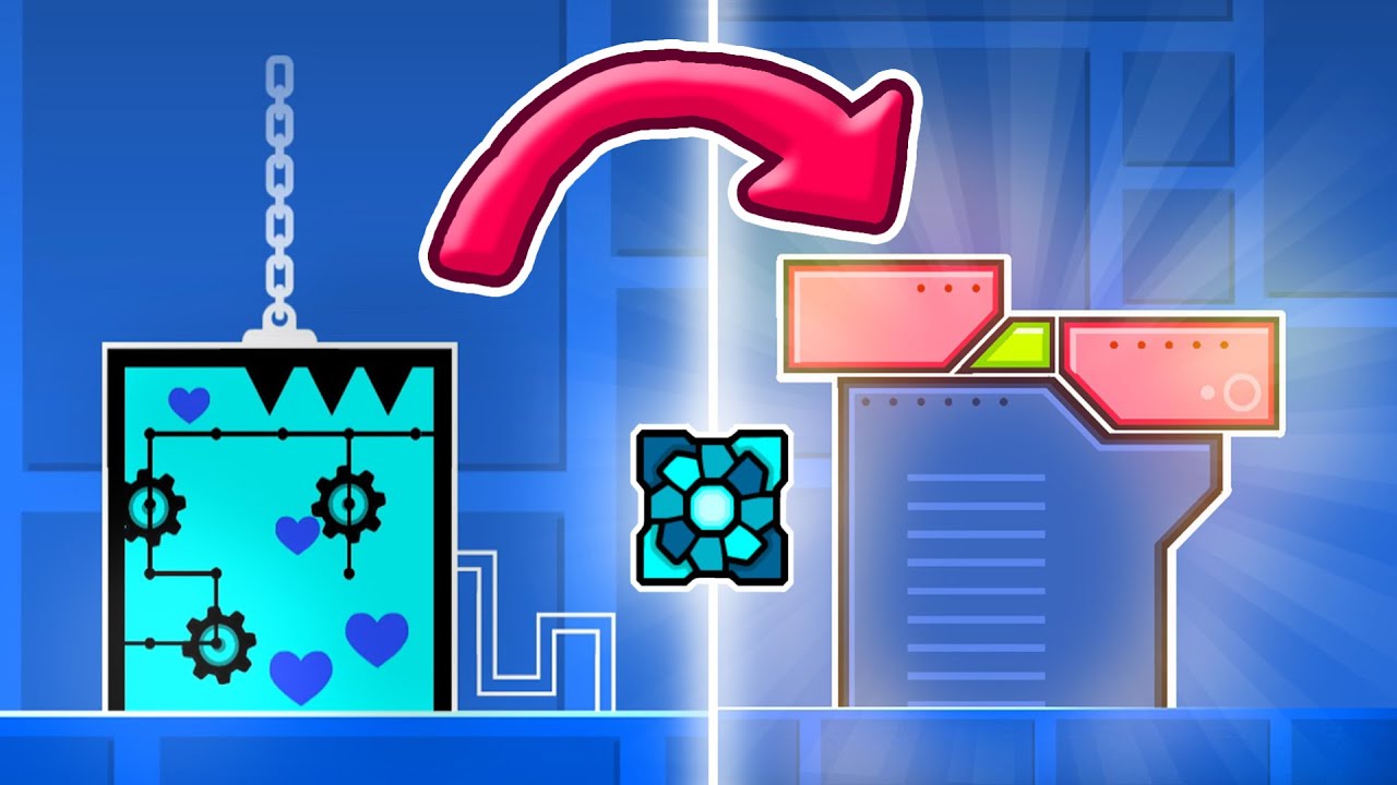 How To Create A Modern Block Design In Under 13 Minutes! - Geometry Dash