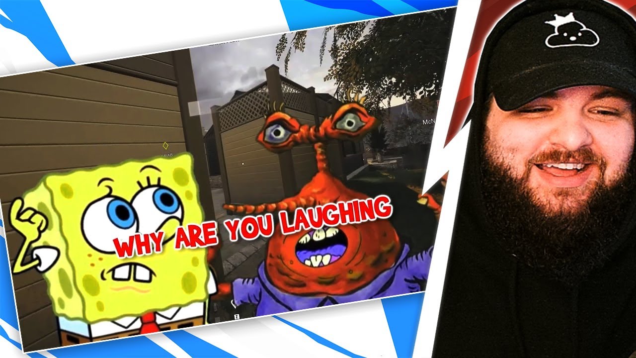 Reacting to soup breaking character and laughing at his own joke